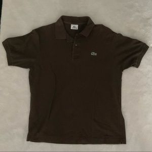 Lacoste Polo Brown. Size 5